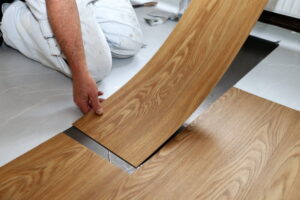 Vinyl-flooring-being-installed